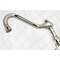 Kingston Brass KS3246PX Two-Handle Wall Mount Bathroom Faucet, Polished Nickel KS3246PX - alternate 3